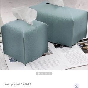 Elegant Blue Tissue Box Covers